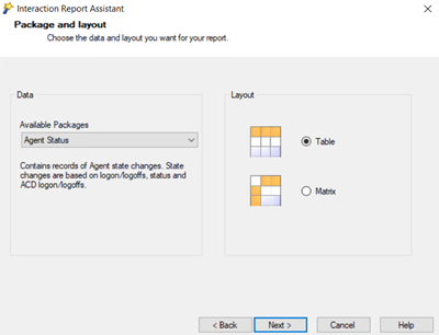 Interaction Report Assistant wizard Interaction Report Assistant wizard