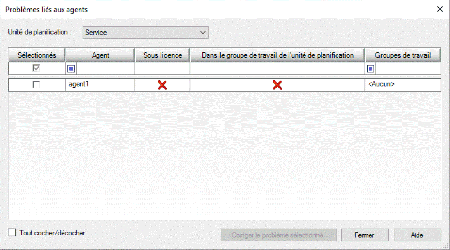 Interaction Optimizer Help - Configurer les périodes de travail