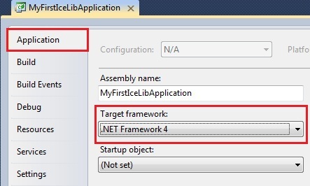 Visual Studio Application Properties