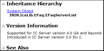 IC Server Version Requirement