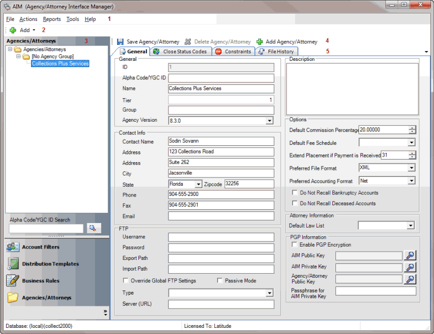 AIM window AIM window
