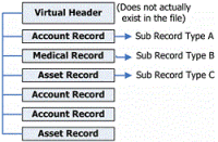 Virtual Header Usage Diagram