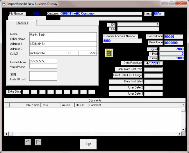 New Business Display window New Business Display window