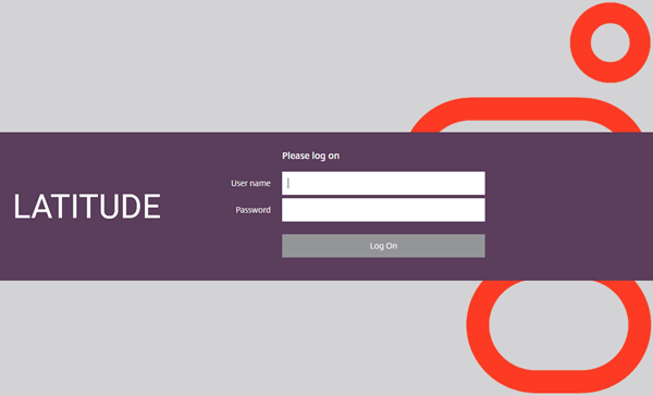 Latitude Logon page Latitude Logon page