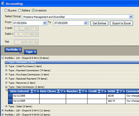 Accounting report