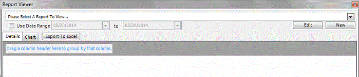 Report Viewer window Report Viewer window