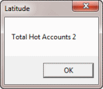 Latitude dialog box