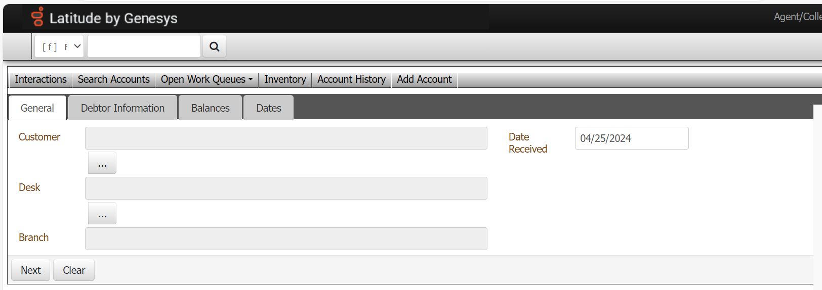 Latitude Help - Add Account