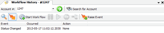 WorkFlow History tab - event raised WorkFlow History tab - event raised