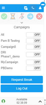 Campaigns page Campaigns page