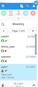Directory page Directory page