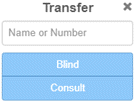 Transfer dialog box Transfer dialog box