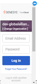 Genesys Cloud client logon Genesys Cloud client logon