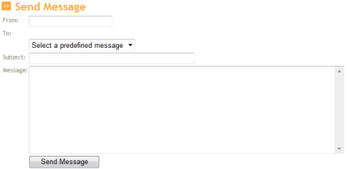 Account page - Send Message Account page - Send Message