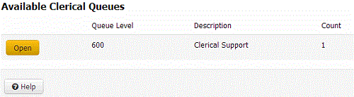 Clerical Queue