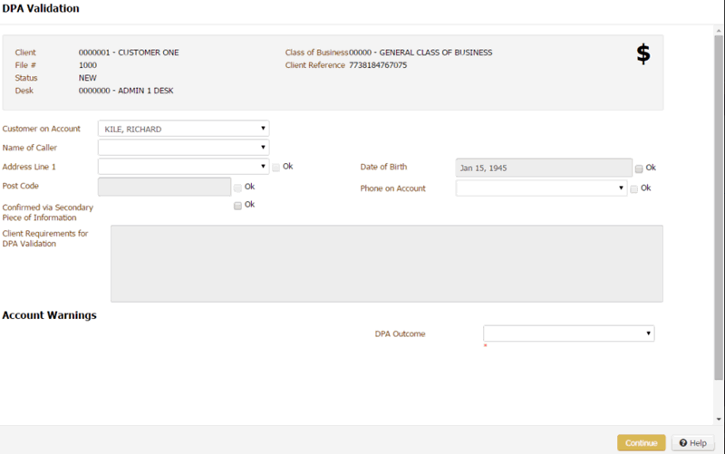 Data Validation dialog box