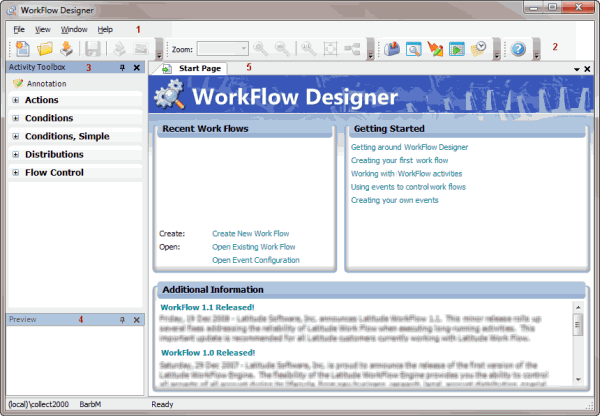 Latitude WorkFlow Designer