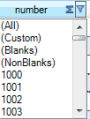 Data grid - filter options
