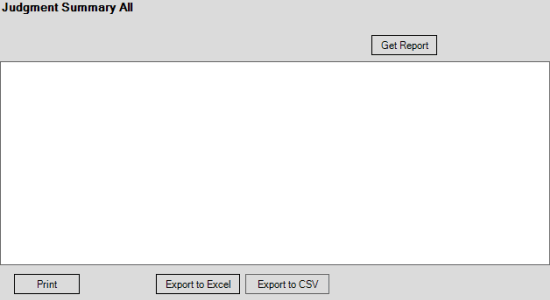 AIM Help - Generate a Judgment Summary All Report