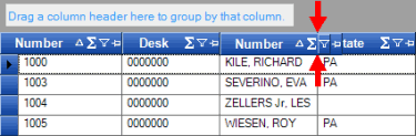 Arrange query colulmns