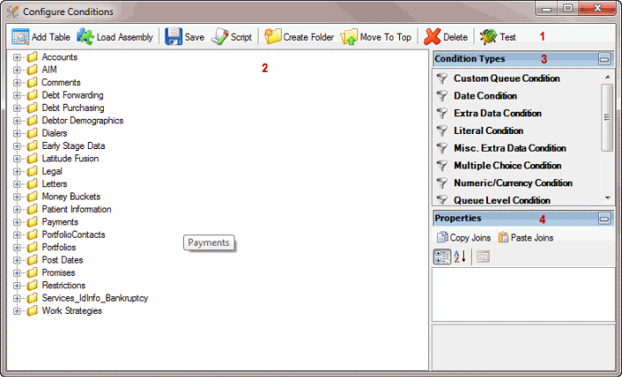 Latitude Help - Condition Builder