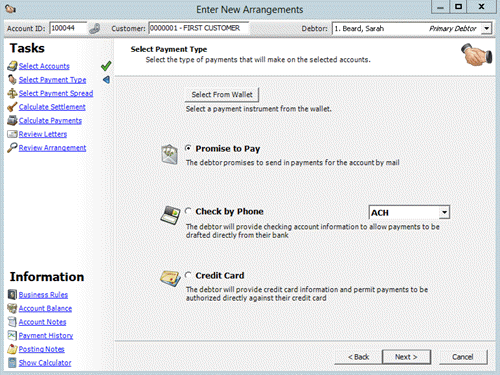 Latitude Help - Payment Arrangement Information