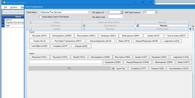 AIM Receiver Help - Configure Documentation