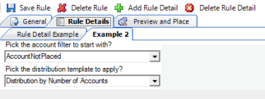 Business Rules pane - Rule Details tab