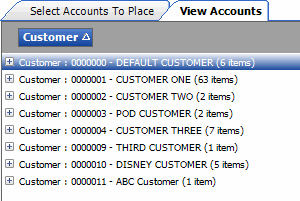 Query results tab - single group