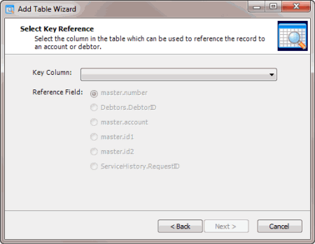 Select Key Reference page
