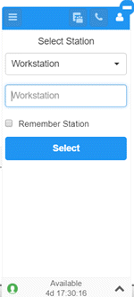 Select Station dialog box
