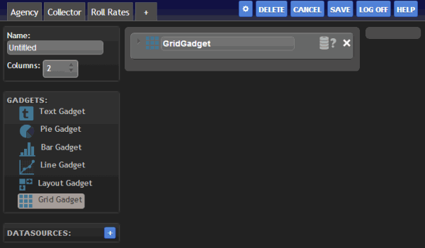 Grid gadget Grid gadget