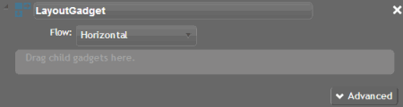 Layout gadget Layout gadget