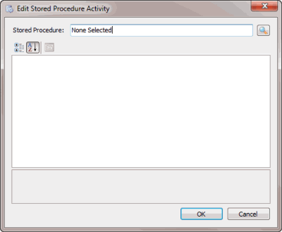Edit Stored Procedure Activity dialog box