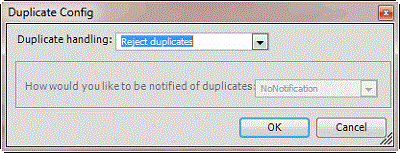 Duplicate Config dialog box Duplicate Config dialog box