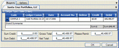 Invoices window - preview Invoices window - preview