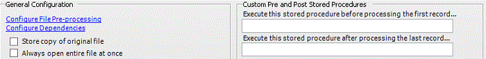 General tab - General Configuration section