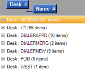 Query results tab - multiple groups