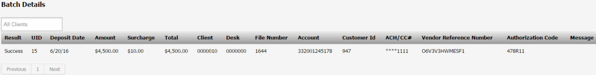 Latitude Help - Process a Payment Batch