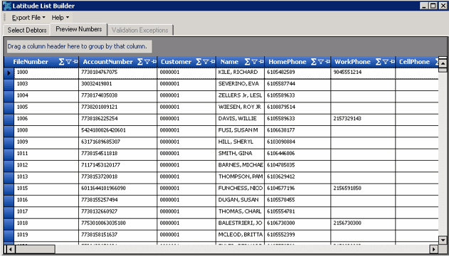 List Builder User Guide - Summarize Query Data