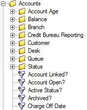 Query Designer Report Form window - Data Selection pane