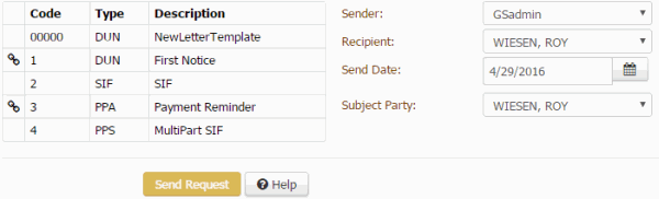 Latitude Help - Request a Letter