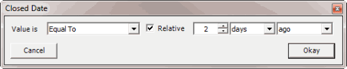 Latitude Console Help - Query Condition Types