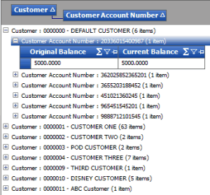 Query results tab - expanded