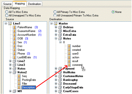 Map Description field Map Description field