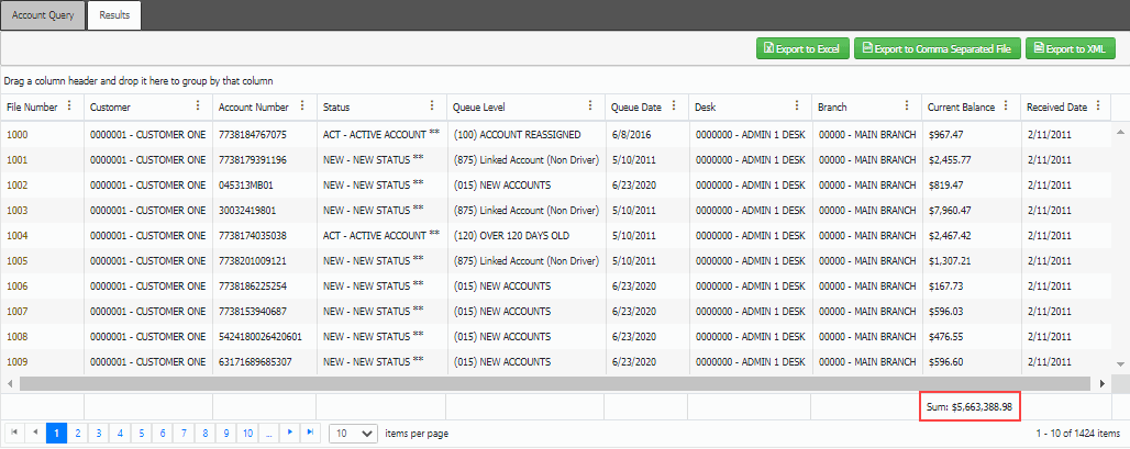 Latitude Help - Summarize Query Data