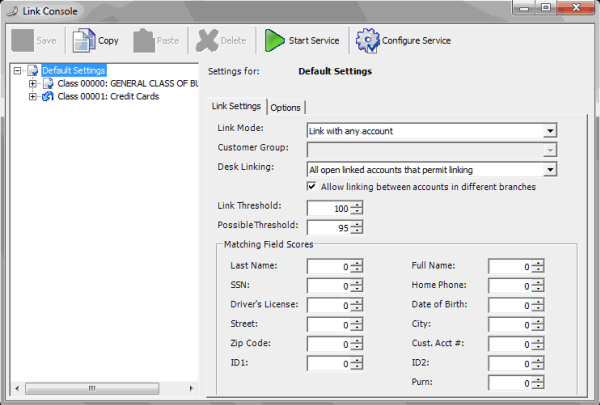 Link Console Help - Log on to Link Console