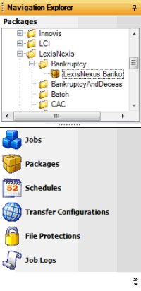 Packages panel