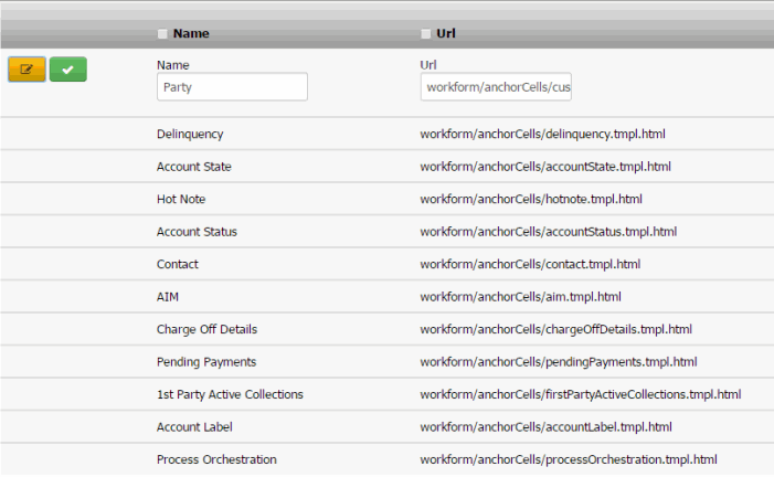 Anchor Cards panel - edit mode Anchor Cards panel - edit mode