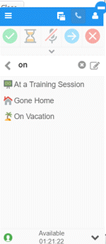 Status page - search results Status page - search results